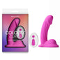 Colours Curve - Vibrating 5 Dildo - Pink - Pink 12.6 cm USB Rechargeable Vibrating Dildo with Wireless Remote-NSN-0402-44