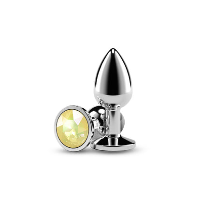 Rear Assets Silver - Small - Yellow Gem - - NSN-0970-09