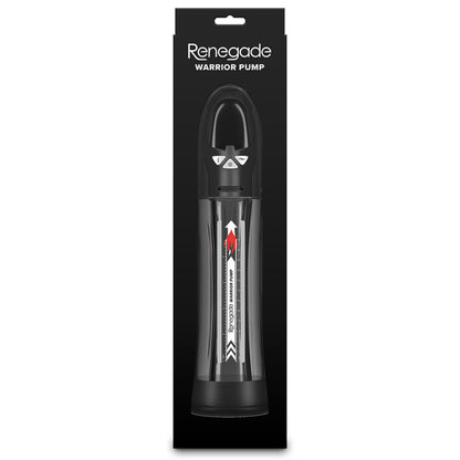 Renegade Warrior Pump - Black - Black/Clear Waterproof Automatic Penis Pump-NSN-1124-53