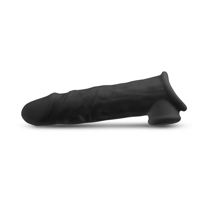 Renegade Annex - Thin - Black - Black 19.4 cm Penis Extender Sleeve-NSN-1165-03