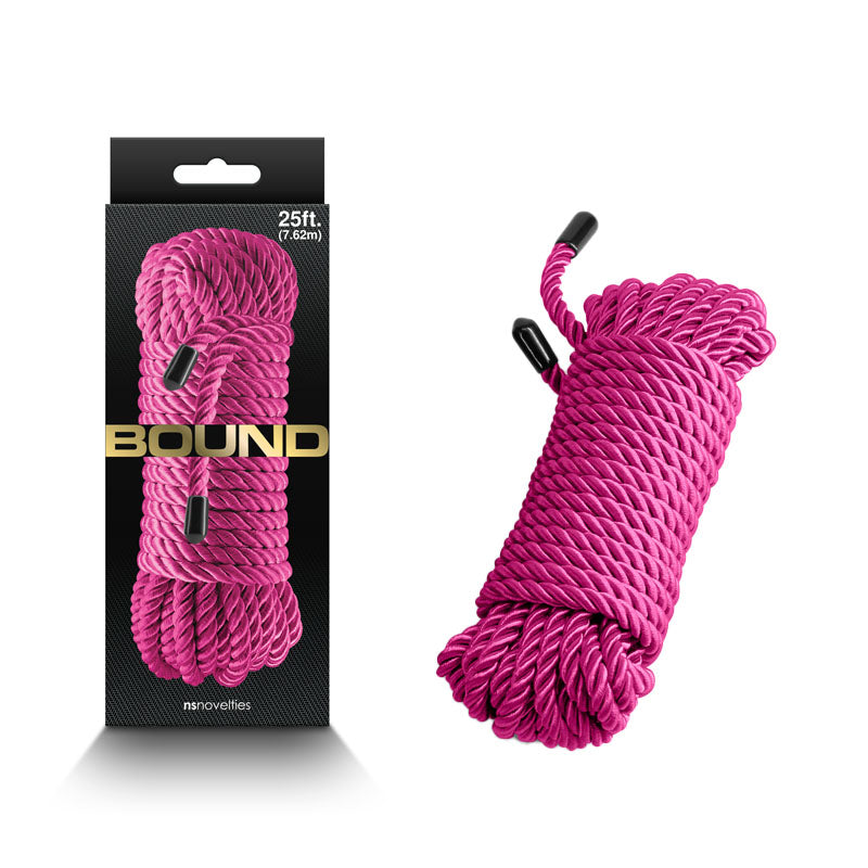 Bound Rope - Pink - Pink Bondage Rope - 7.6 metre length-NSN-1300-04