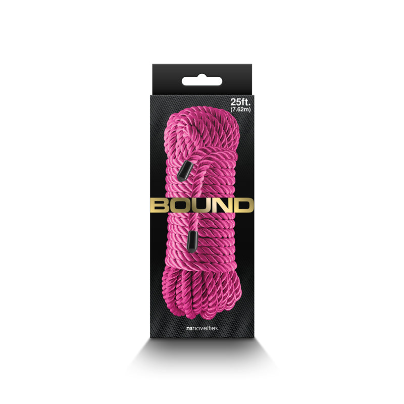 Bound Rope - Pink - Pink Bondage Rope - 7.6 metre length-NSN-1300-04