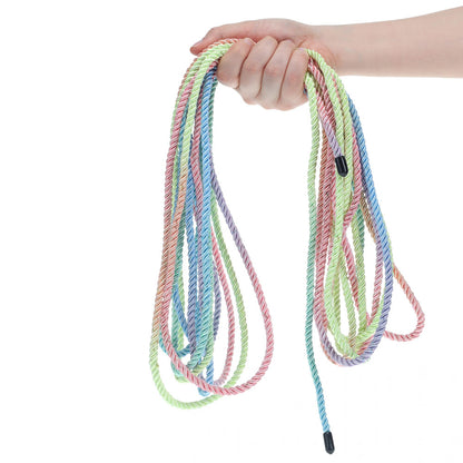 OUCH! Bondage Rope - 10 M - Multicolour 1 - Multicoloured Nylon Bondage Rope - 10 metre Length-OU1058MUL1