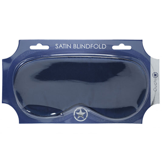 OUCH! Satin Mask - Navy - Navy Blue Eye Mask - OU1060NVY