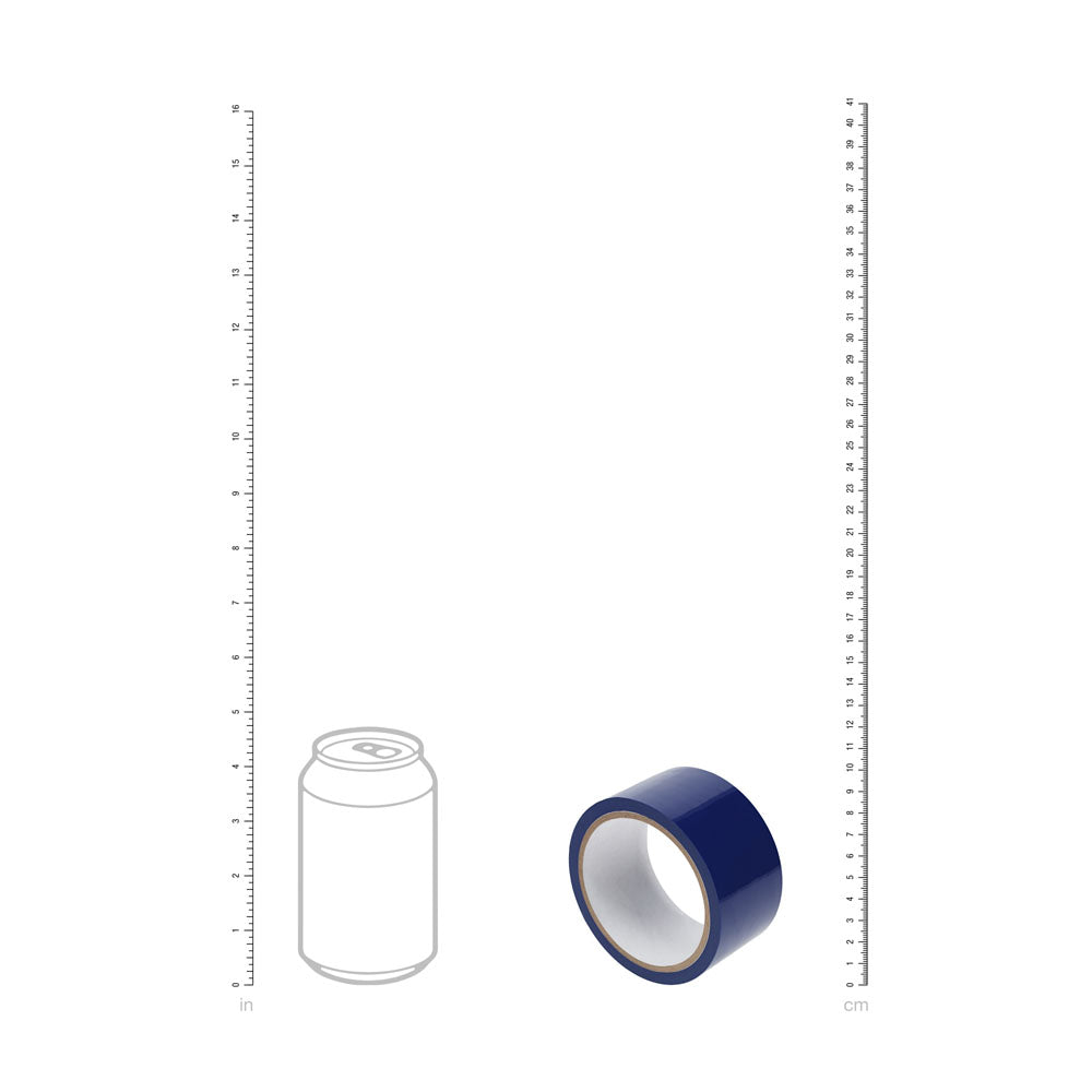 OUCH! PVC Non-Stick Tape - Navy - Navy Blue Bondage Tape - 20 metre Length - OU1063NVY