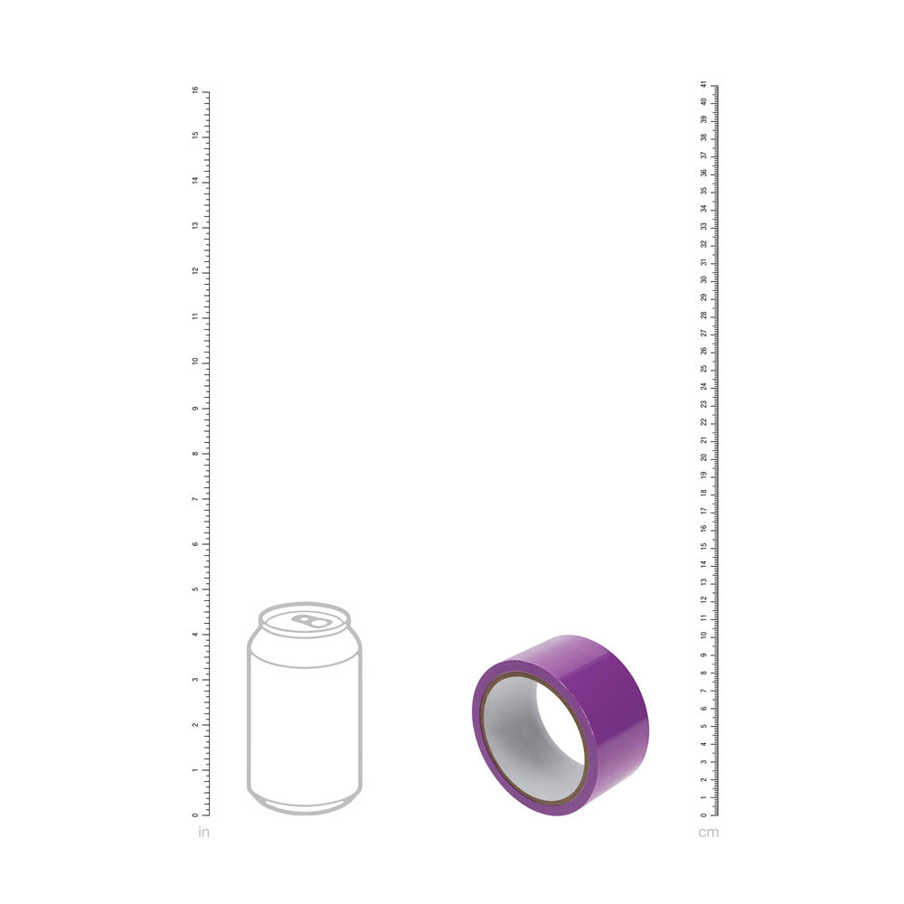 OUCH! PVC Non-Stick Tape - Purple - Purple Bondage Tape - 20 metre Length - OU1063PUR