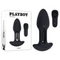 Playboy Pleasure RIM SHOT - Black 11.4 cm USB Rechargeable Vibrating Butt Plug-PB-RS-5872-2