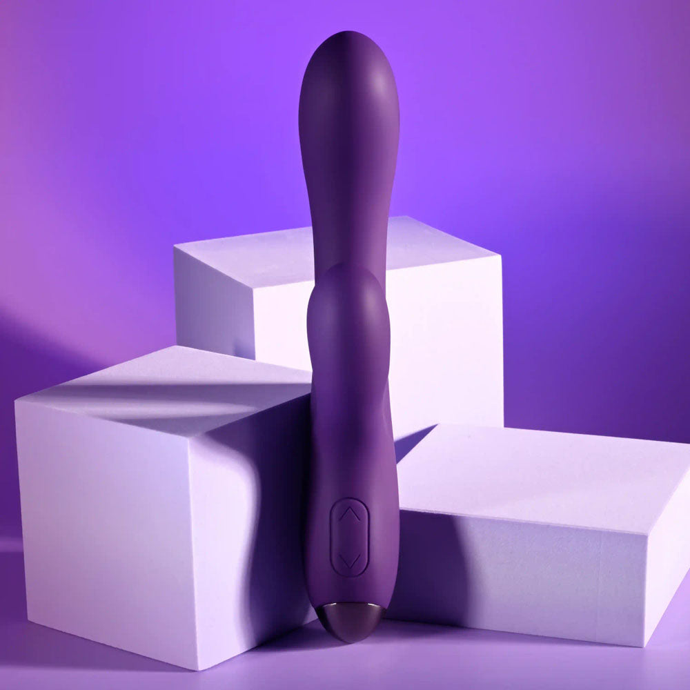 Playboy Pleasure NEW CRUSH - Purple 20.6 cm USB Rechargeable Rabbit Vibrator-PB-RS-6282-2