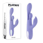 Playboy Pleasure NUBBIN RUBBIN - Purple 24.1 cm USB Rechargeable Thrusting Rabbit Vibrator-PB-RS-6695-2