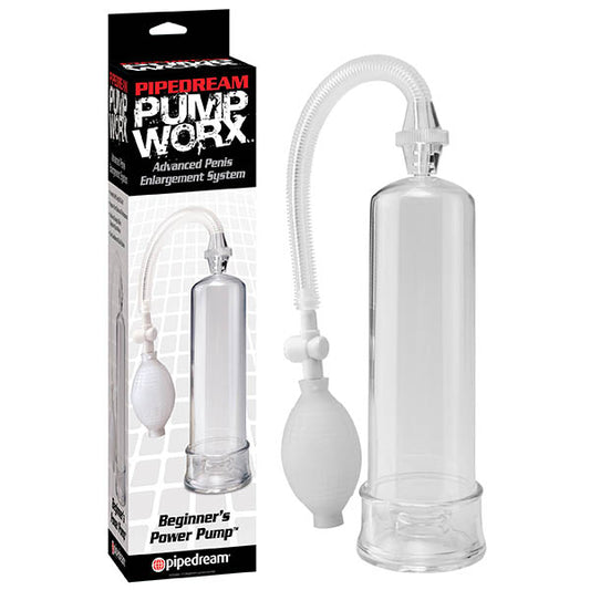 Pump Worx Beginners Power Pump - Clear Penis Pump-PD3260-20