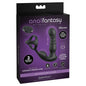 Anal Fantasy Elite Ass-Gasm Slide & Glide - Black USB Rechargeable Prostate Massage with Cock Ring-PD4795-23
