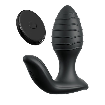 Anal Fantasy Elite Gyro-Milk Pro - Black - Black USB Rechargeable Gyrating Butt Plug-PD4796-23