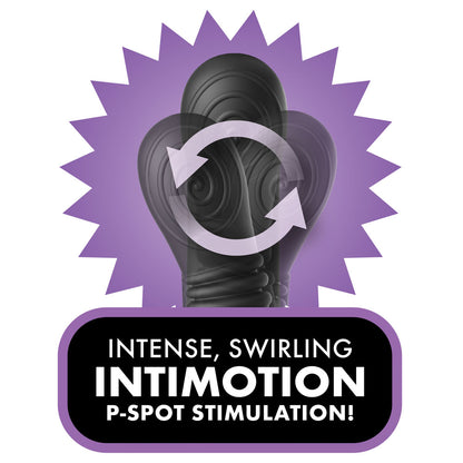 Anal Fantasy Elite Ass-Gasm intiMotion - Black USB Rechargeable Quad Motor Prostate Massager with Remote - PD4798-23