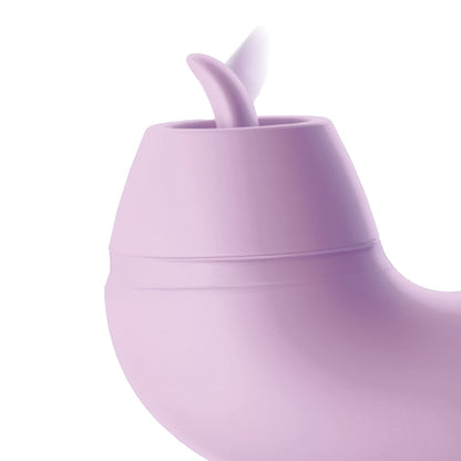 Fantasy For Her G-Touch Pulse Pro - Purple - Purple 23.4 cm USB Rechargeable Rabbit Vibrator with Flicking Shaft and Tip - PD4984-12