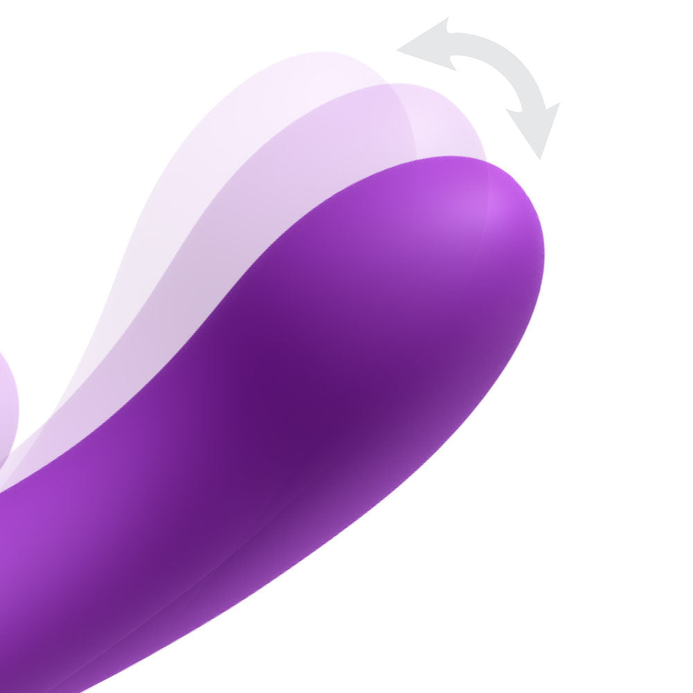 Fantasy For Her intiMotion G-Pro - Purple - Purple 21.2 cm USB Rechargeable Rabbit Vibrator - PD4986-12