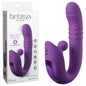 Fantasy For Her Harmoni Pro - Purple - Purple 17.8 cm USB Rechargeable Throbbing Vibrator - PD4990-12
