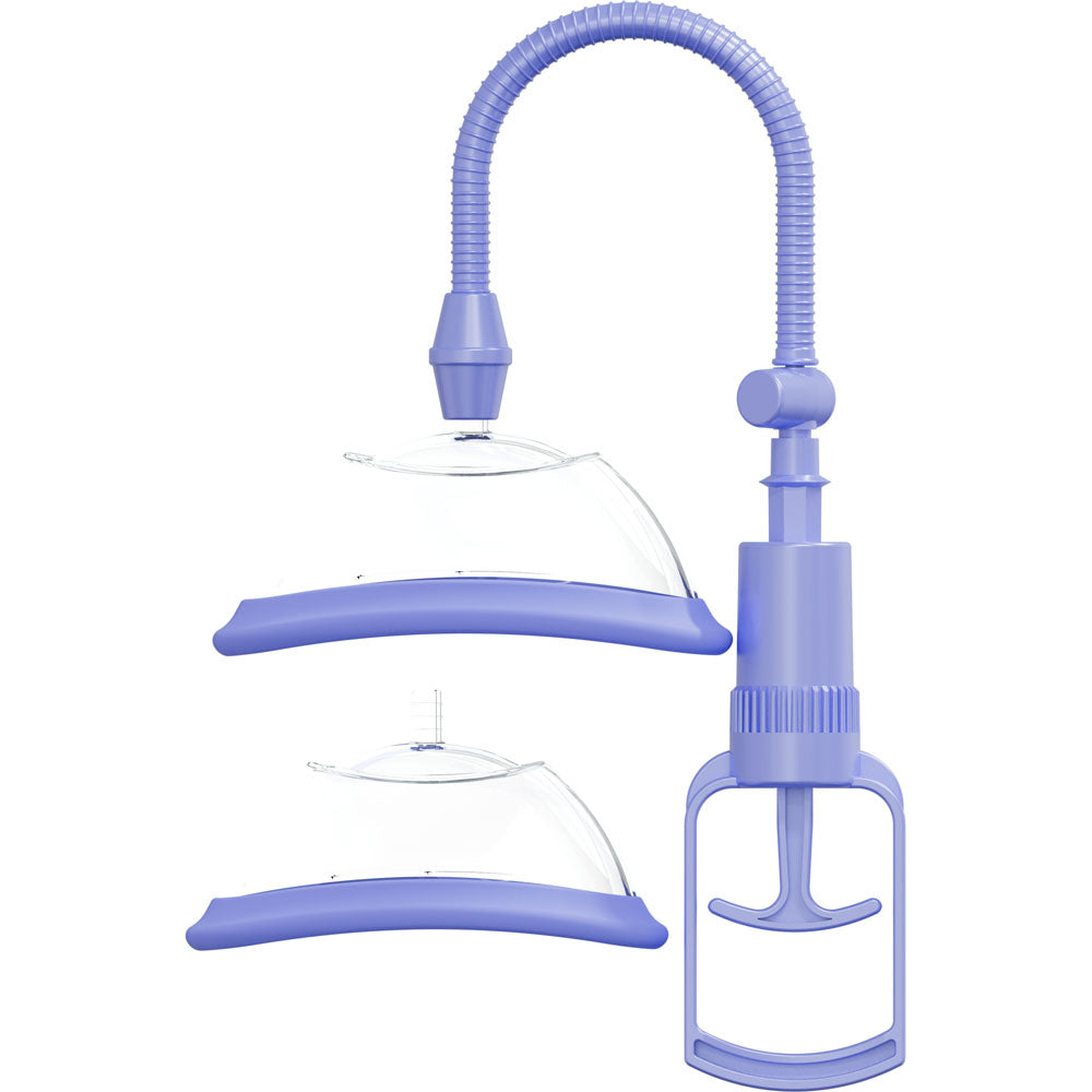 Pumped Vulva Pump - Lavender - Lavender Vagina Pump with 2 Cups - PMP069LAV