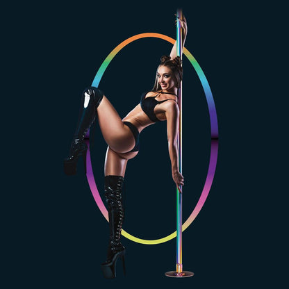 Power Pole Pro - Rainbow - Rainbow Chrome Dance Pole Kit-PO112