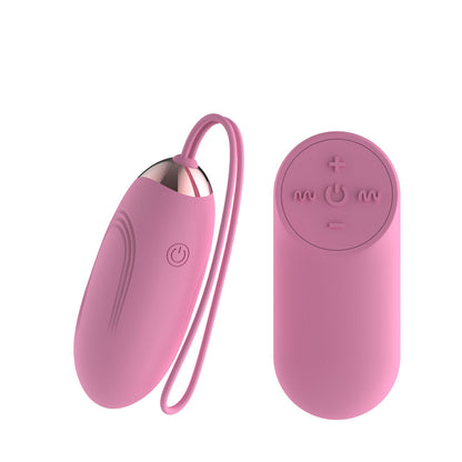 Passion Play Silicone Vibrating Egg - Small - Pink USB Rechargeable Vibrating Egg with Wireless Remote - PP0050