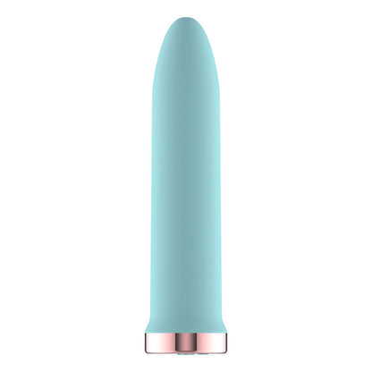 Passion Play Rechargeable Vibrating Bullet - Blue - Blue 9.8 cm USB Rechargeable Bullet - PP0097-3