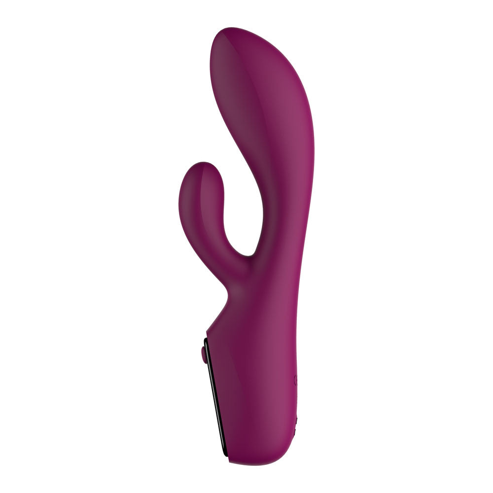 Passion Play Rabbit Vibrator with LED Screen - Purple 19.2 cm USB Rechargeable Rabbit Vibrator - PP0179