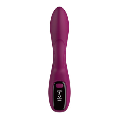 Passion Play Rabbit Vibrator with LED Screen - Purple 19.2 cm USB Rechargeable Rabbit Vibrator - PP0179