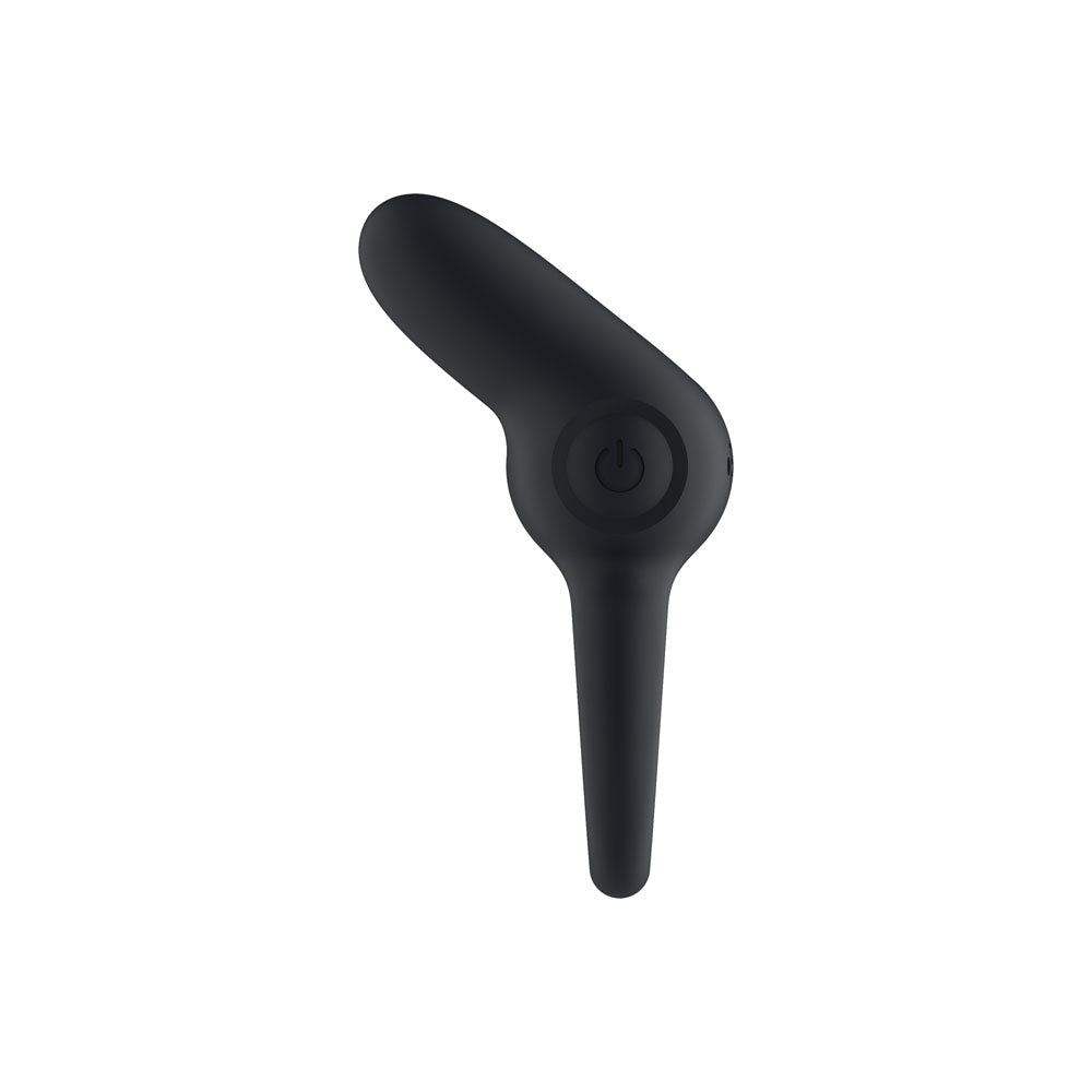 Passion Play Dual Motors Vibrating Cockring - Black USB Rechargeable Vibrating Cock Ring - PP0254