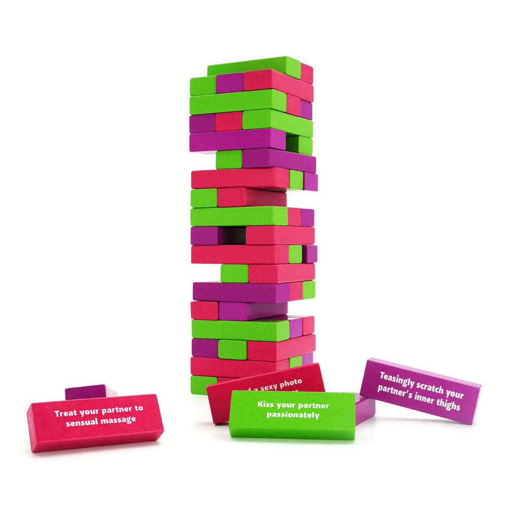 Tower of Pleasure - Couples Tumbling Tower Game-PWM-TOP