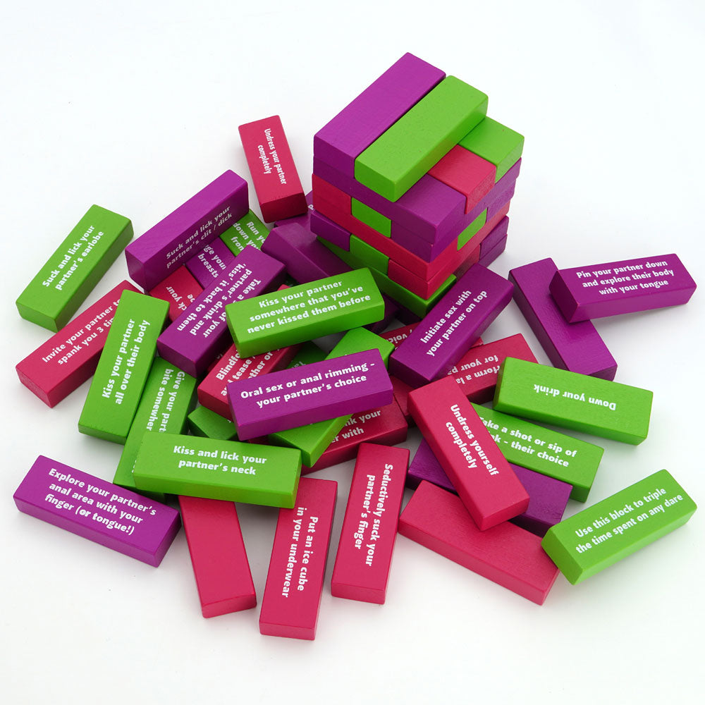 Tower of Pleasure - Couples Tumbling Tower Game-PWM-TOP