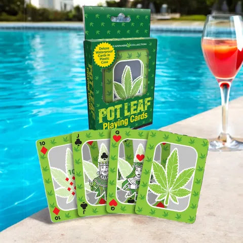 Pot Leaf Playing Cards - Waterproof Novelty Playing Cards