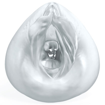 Pipedream Extreme Toyz Self Lubricating Sorority Snatch - Clear - Clear Vagina Stroker - RD422-20