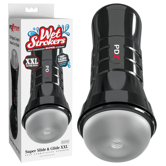 PDX Wet Pussies - Super Slide & Glide XXL - Clear Stroker-RD427-20
