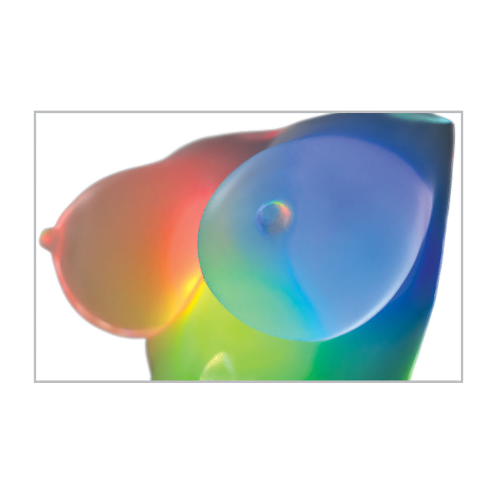 PDX Elite Go-Go Bator LED Mega Masturbator - Clear with LED Mini Torso Masturbator - RD634-20