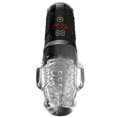 PDX Elite Ultra Milker Pro - Clear USB Rechargeable Vibrating & Sucking Auto Stroker - RD635