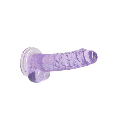 REALROCK 7 Realistic Dildo With Balls - Purple 17.8 cm Dong-REA091PUR