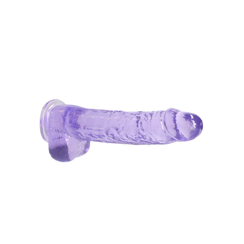 RealRock 9 Realistic Dildo With Balls - Purple 22.9 cm Dong - REA093PUR