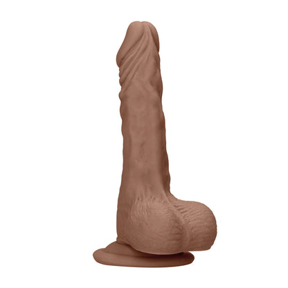 REALROCK 7 Realistic Dildo With Balls - Tan - Tan 17.8 cm Dong - REA094TAN