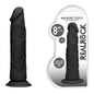 REALROCK 8 Realistic Dildo - Black 20.3 cm Dong - REA099BLK