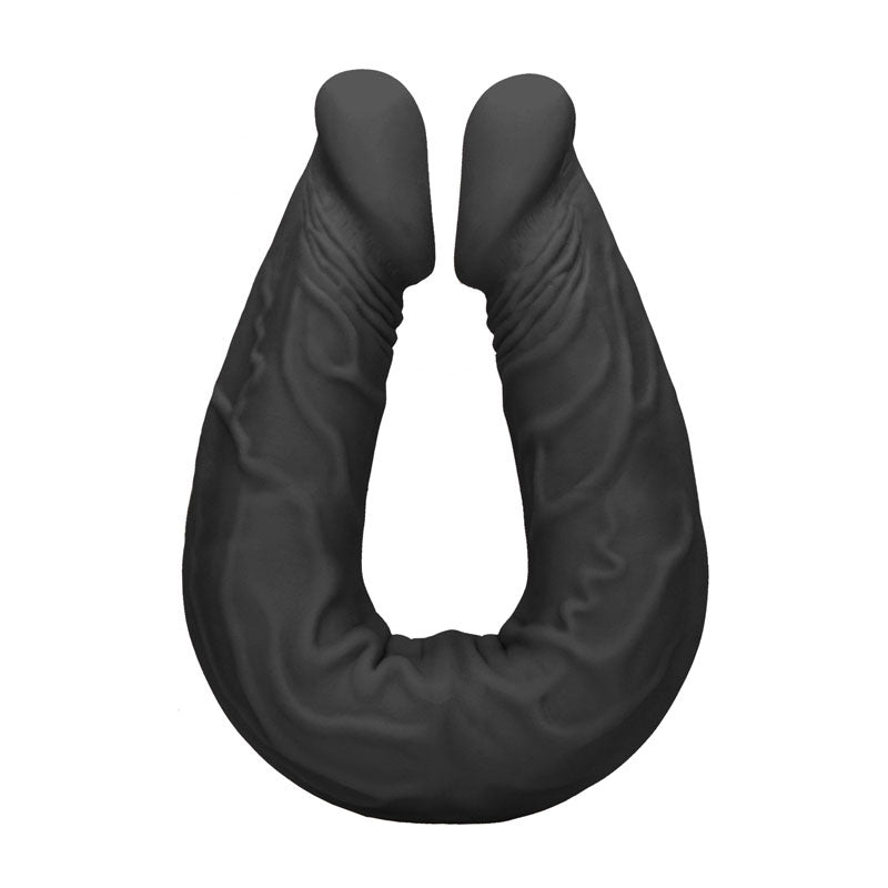 REALROCK 14 Double Dildo - Black 36 cm Double Dong - REA102BLK
