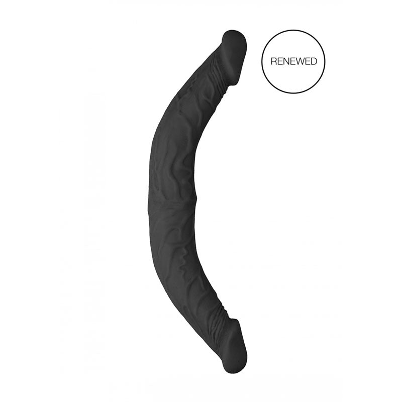 REALROCK 14 Double Dildo - Black 36 cm Double Dong - REA102BLK