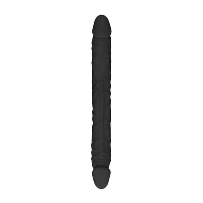 REALROCK 18 Double Dildo - Black - Black 46 cm Double Dong - REA103BLK