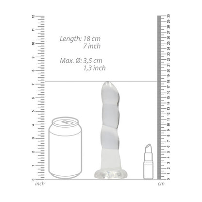 REALROCK Non Realistic Dildo With Suctio - - REA110TRA