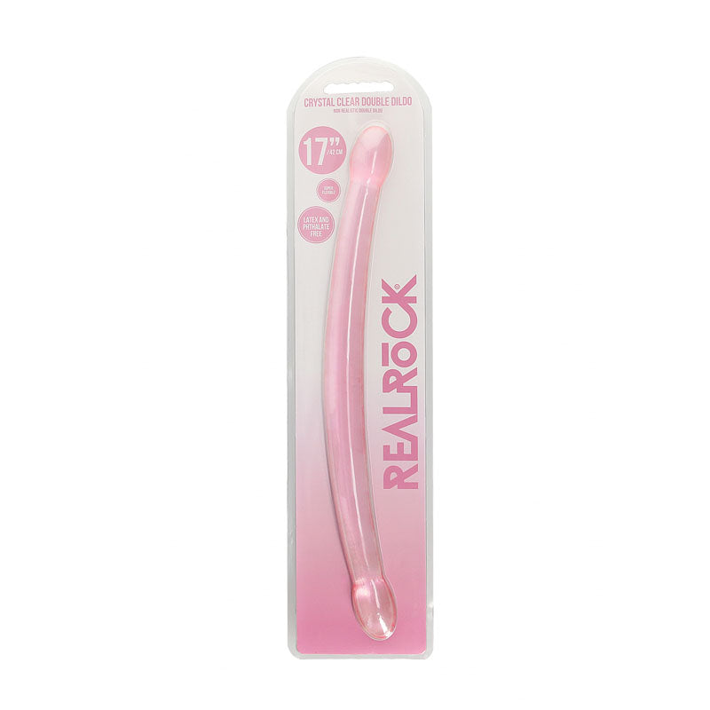 REALROCK Non Realistic Double Dong 17 - Pink 42 cm Double Dong - REA112PNK