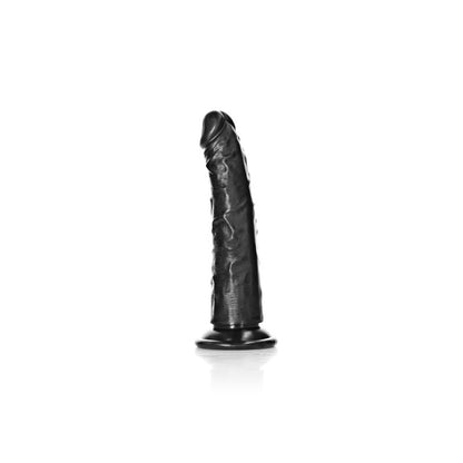 REALROCK Realistic Slim Dildo without Balls - 15.5 cm Black (6'')