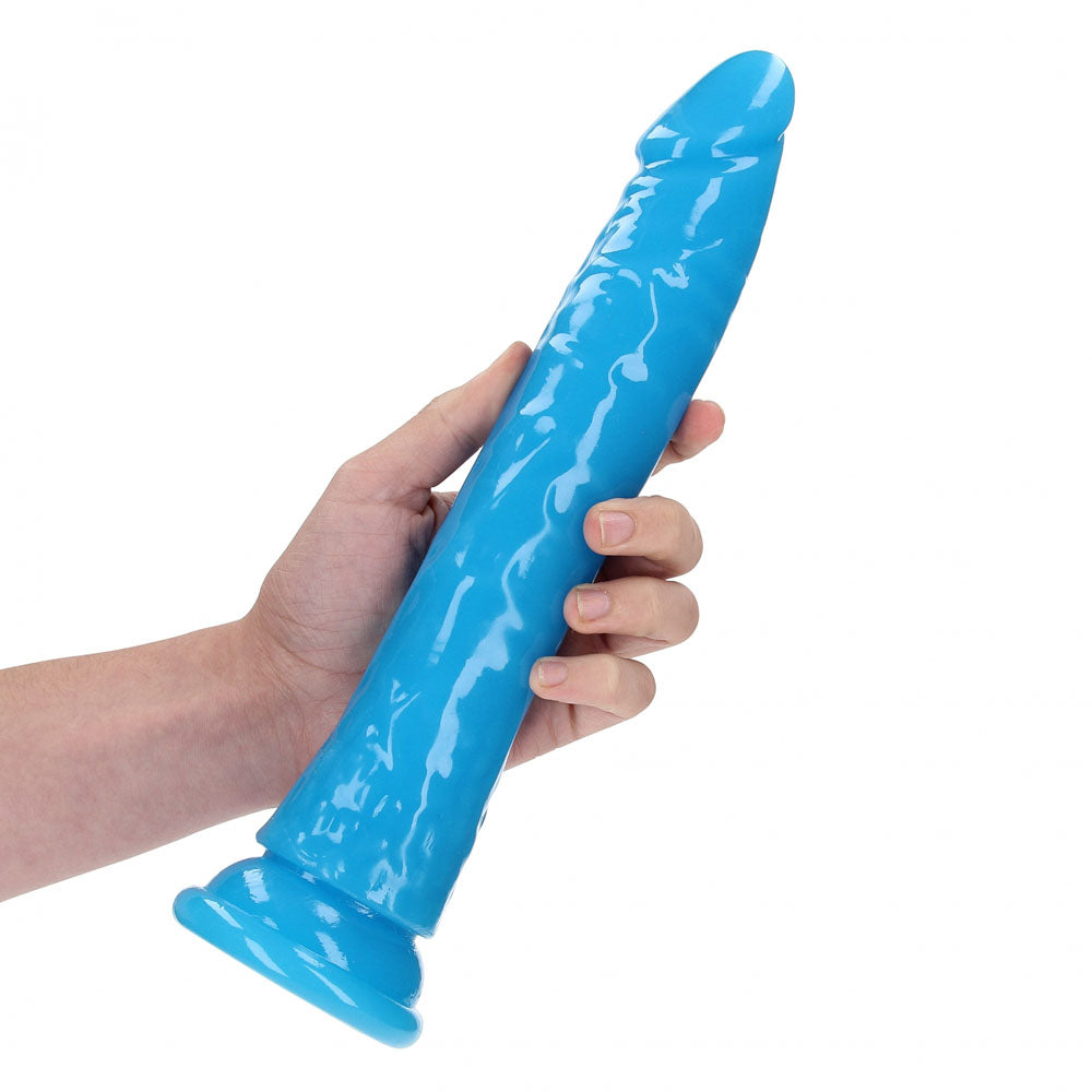 REALROCK 29 cm Slim Glow in the Dark Neon - Blue - Glow in Dark Blue 29 cm (11) Dong - REA146GLOBLU