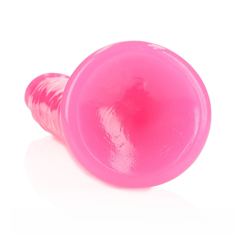 REALROCK 29 cm Slim Glow in the Dark Neon - Pink - Glow in Dark Pink 29 cm (11) Dong - REA146GLOPNK