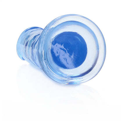 REALROCK 15.5 cm Straight Dildo - Blue - Blue 15.5 cm (6) Dong - REA150BLU