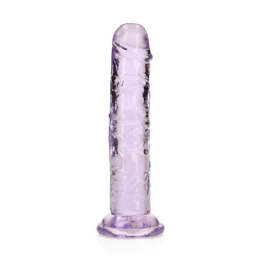 REALROCK 15.5 cm Straight Dildo - Purple - Purple 15.5 cm (6) Dong-REA150PUR