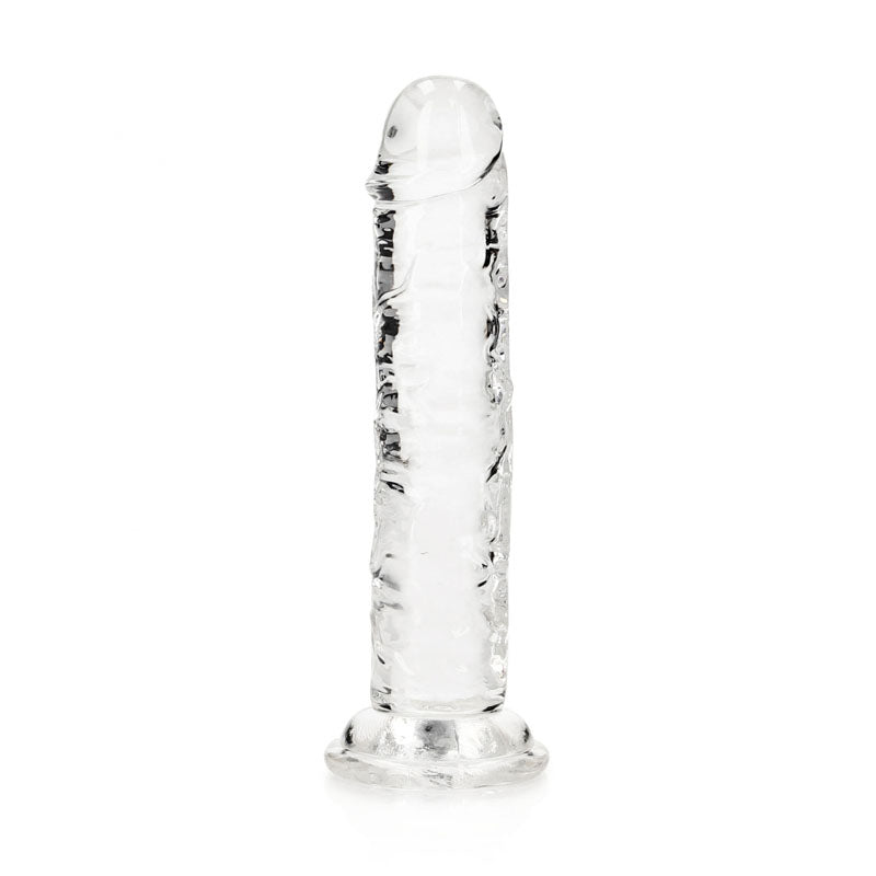 REALROCK 15.5 cm Straight Dildo - Clear - Clear 15.5 cm (6) Dong-REA150TRA