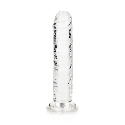 REALROCK 15.5 cm Straight Dildo - Clear - Clear 15.5 cm (6) Dong-REA150TRA